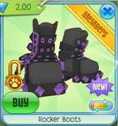 Purple Rocker Boots