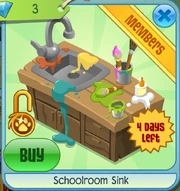 Schoolroom sink