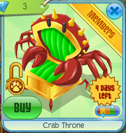 Crab Throne Green