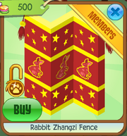 Rabbit Zhangzi Fence