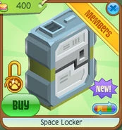 Shop Space-Locker Green