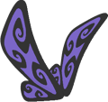 Phantom butterfly wings
