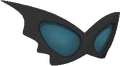 Turquoise Bat Glasses