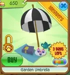 Garden-umbrella-black