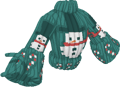 Holiday sweater cyan