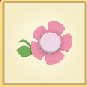 Pink Head Flower, allowed, head item.