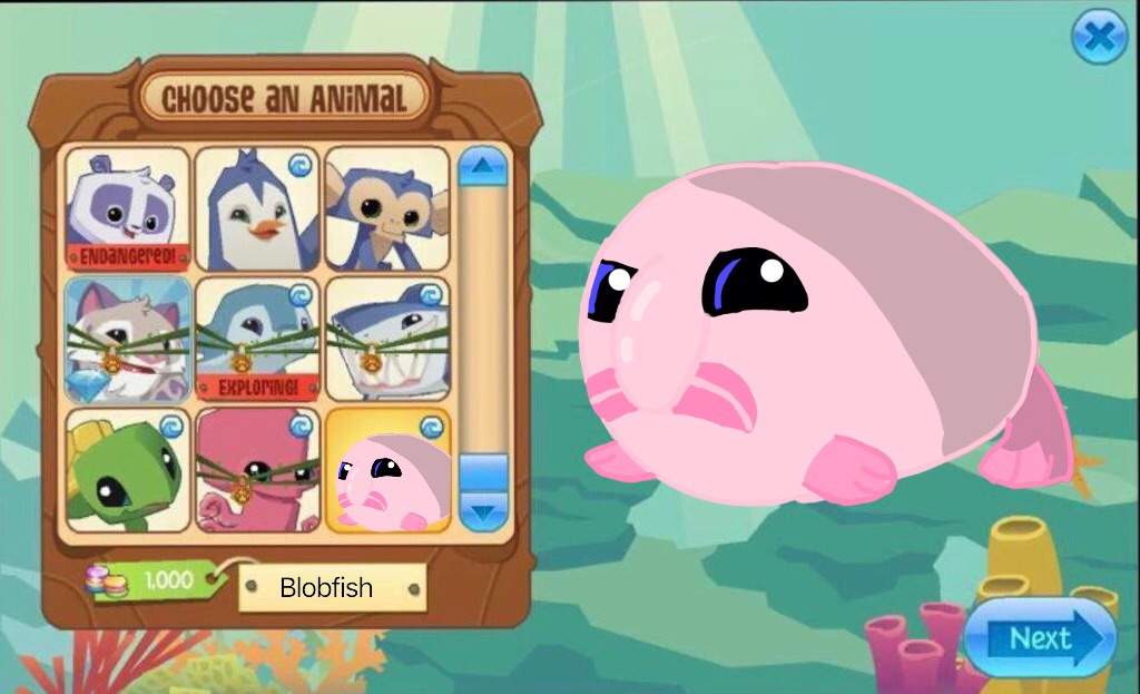 Blobfish, Animal Crossing Fan Wiki