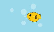 Artwork of the Pufferfish, puffing up