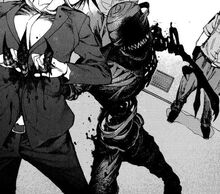 El fantasma de Tanaka empalando a Izumi Shimomura