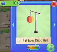 Butterfly's Rainbow Disco Ball's first name