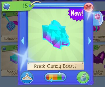 Rock candy booties top