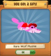 Rare Wolf Plushie from The Superclaw