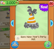 Rare New Year's Party Hat available on December 26, 2016 at Hot Cocoa Hut