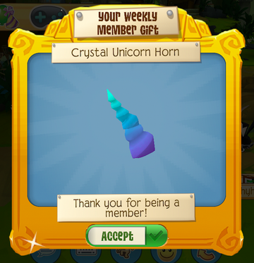 Crystal Unicorn Horn Poster