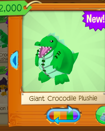 animal jam crocodile plushie
