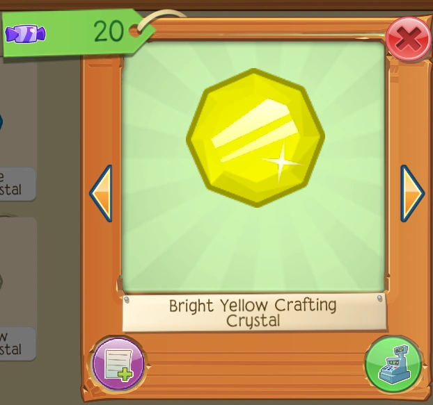 Bright Yellow Crafting Crystal | Animal Jam Wiki | Fandom