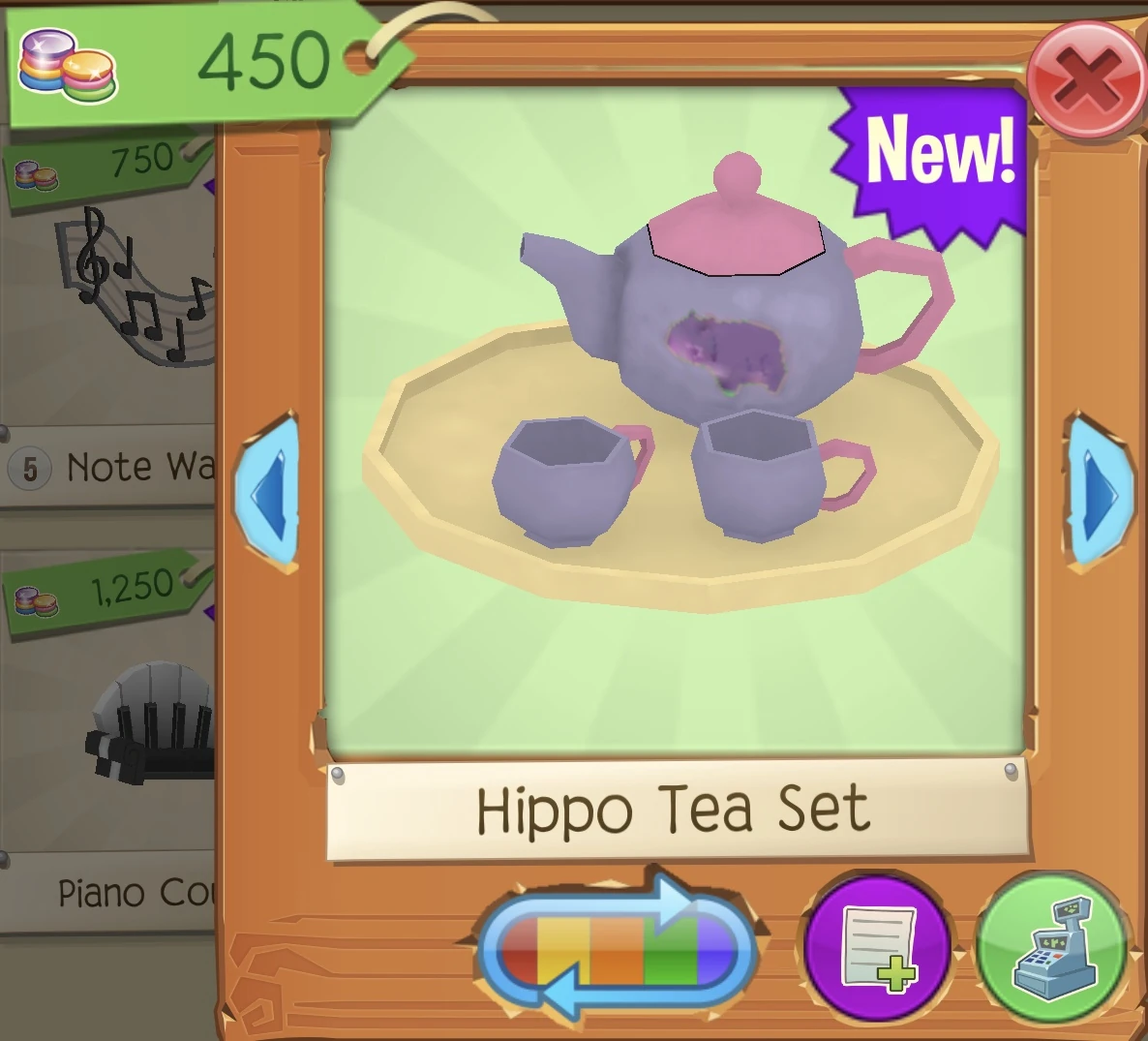 Hippo Tea Set Animal Jam Wiki Fandom