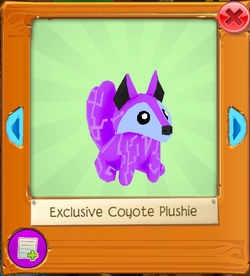 Coyote plushie aj hotsell