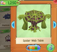 Rare Spider Web Table with original name