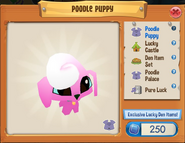 Poodle Puppy from the Lucky Poodle Bundle