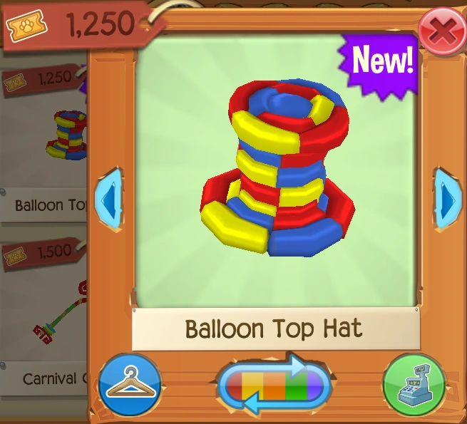 Balloon Top Hat Animal Jam Wiki Fandom