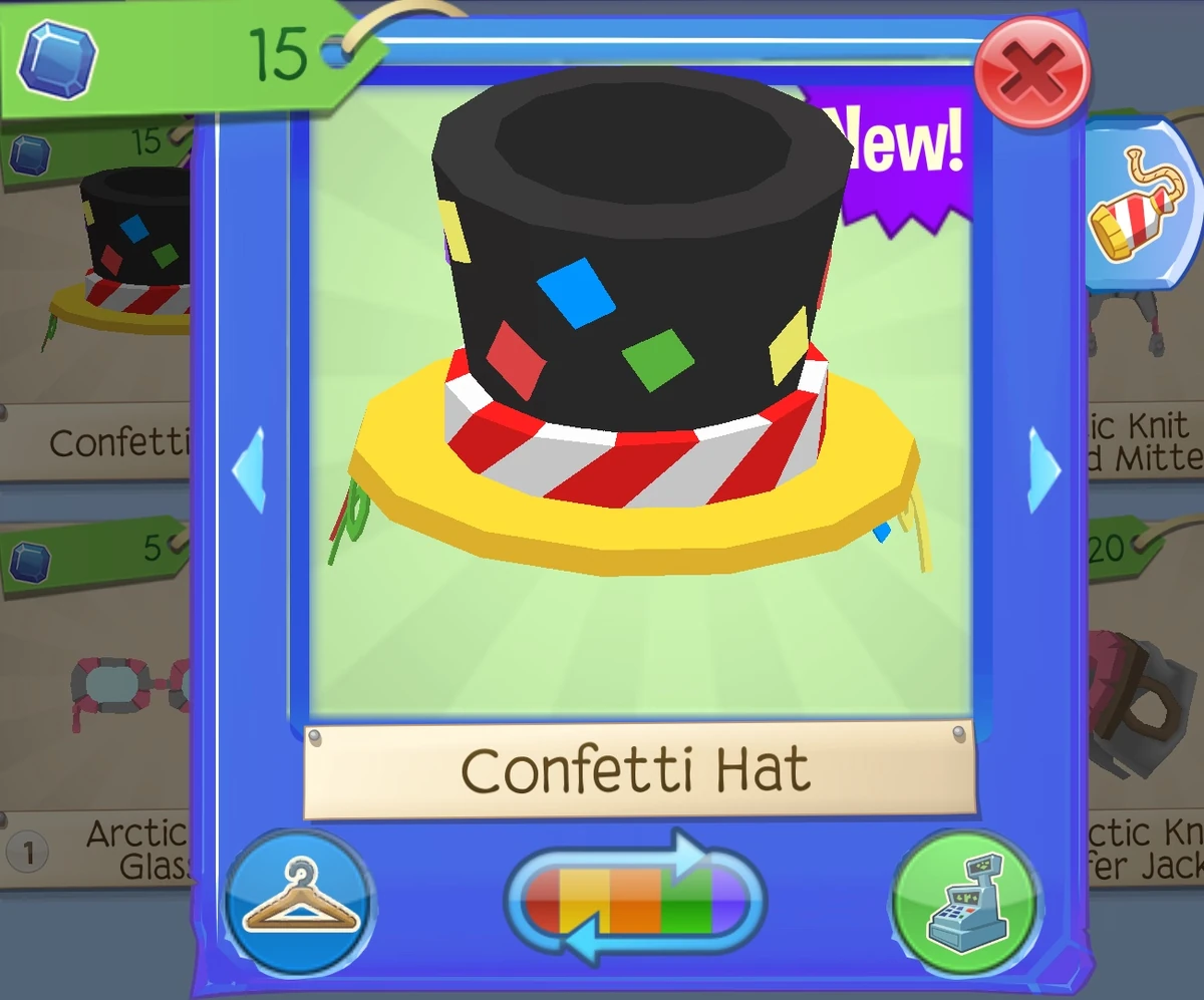 Confetti Hat Animal Jam Wiki Fandom