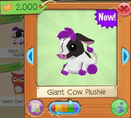 Giant Cow Plushie 1