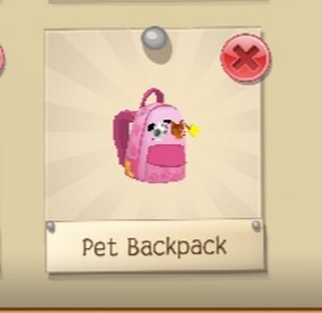 Pet Backpack, Animal Jam Classic Wiki