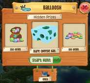 Rare Cheese Hat from Wolf Treasure Hunt