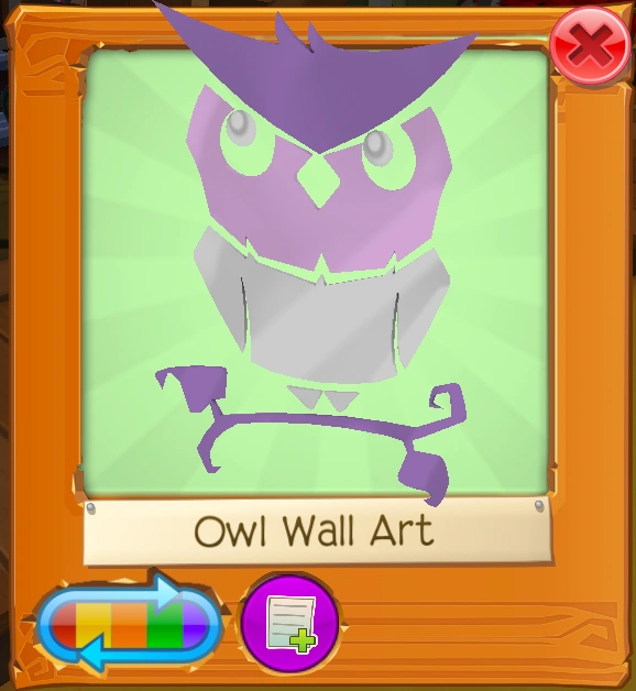Owl Wall Art Animal Jam Wiki Fandom