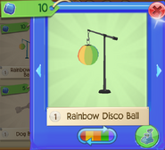Butterfly's Rainbow Disco Ball's first name