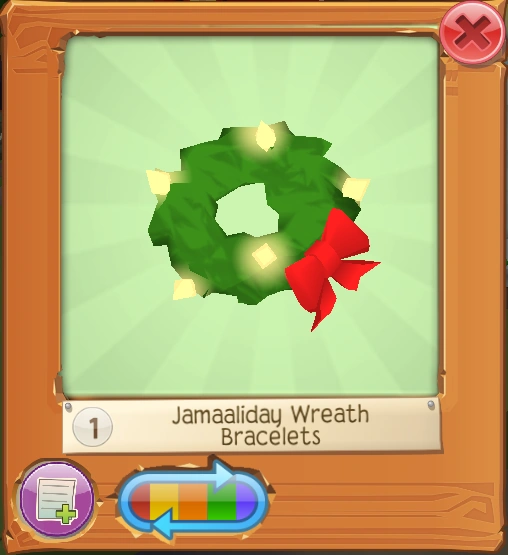 Jamaaliday Wreath Bracelets | Animal Jam Wiki | Fandom