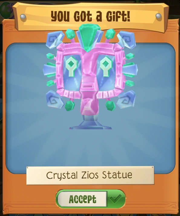 Crystal Zios Statue Animal Jam Wiki Fandom
