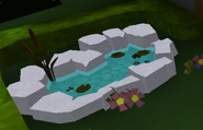 An unreleased Koi Pond at the Dinner Party