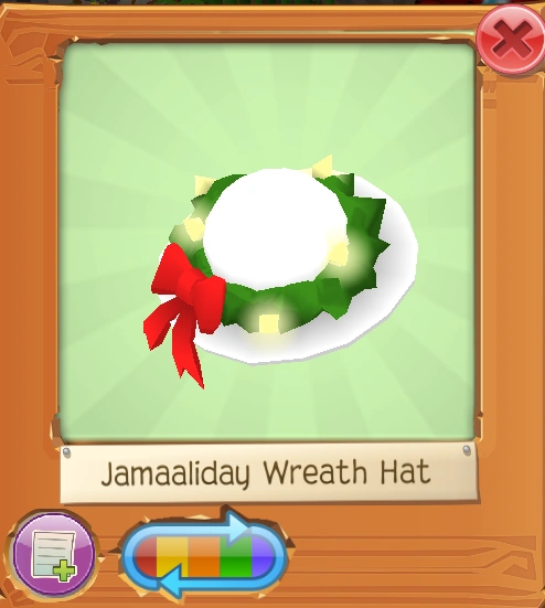 Jamaaliday Wreath Hat | Animal Jam Wiki | Fandom