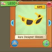 Rare Designer Glasses available on August 14, 2017 at Jam Mart Clothing