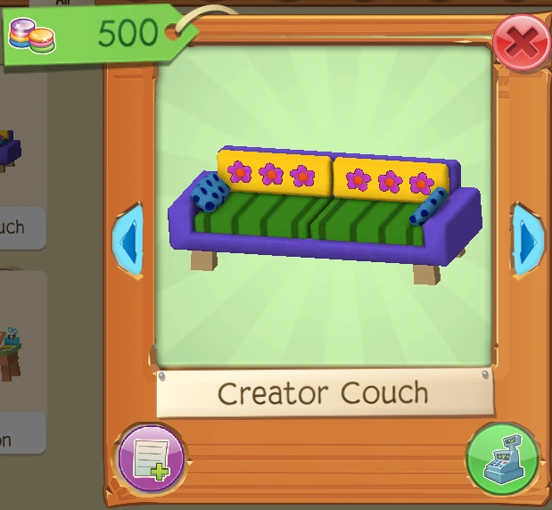 Creator Couch Animal Jam Wiki Fandom