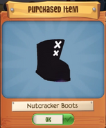 Nutcracker Boots from the Jamaaliday Accessory Bundle