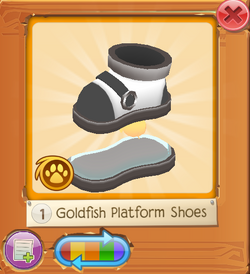 Goldfish platform boots sale