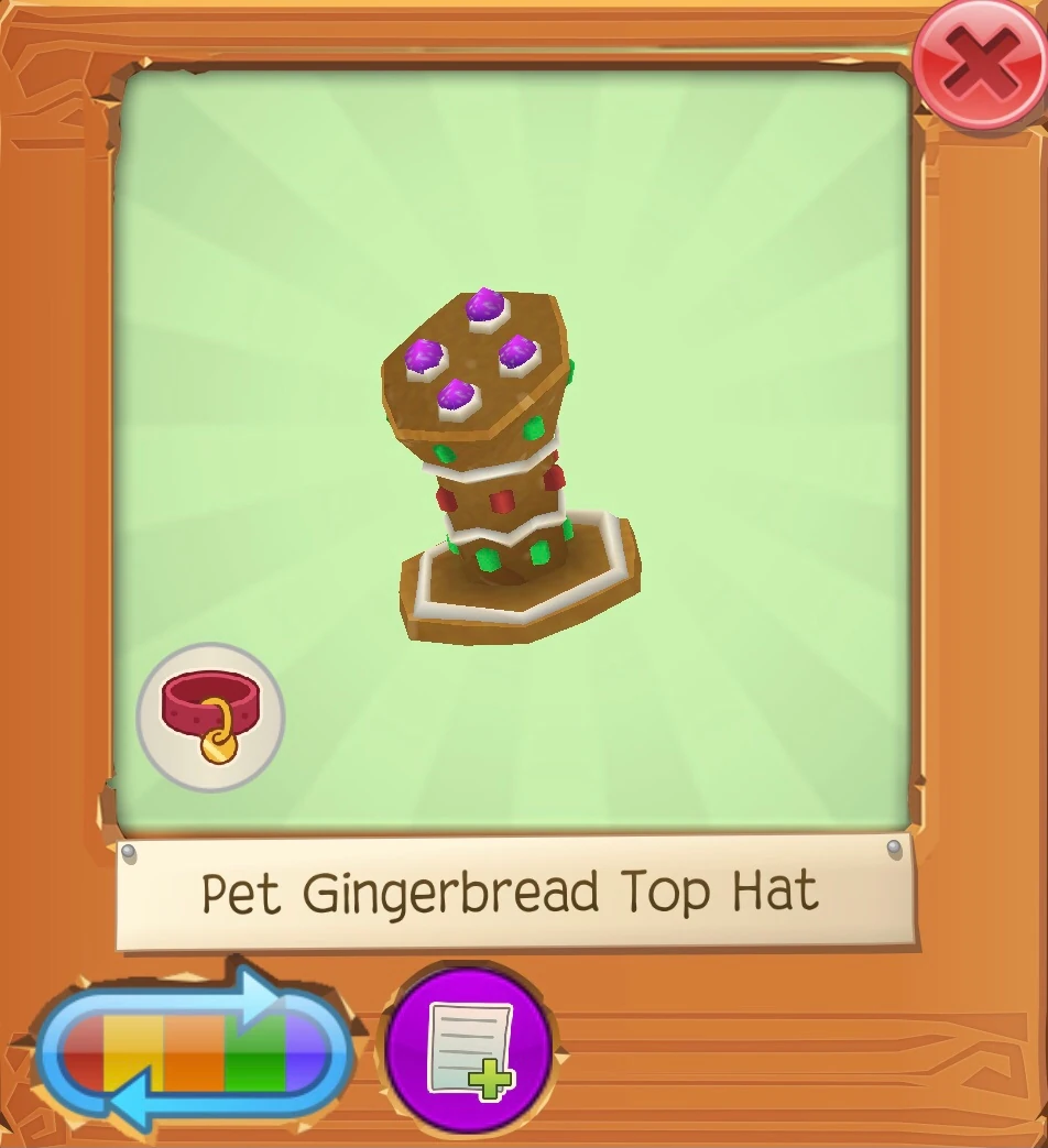 Pet Gingerbread Top Hat Animal Jam Wiki Fandom