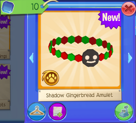 Shadow Gingerbread Amulet