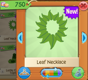 Leaf outlet necklace ajpw