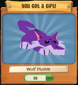 PlayWild WolfPlushiePurple
