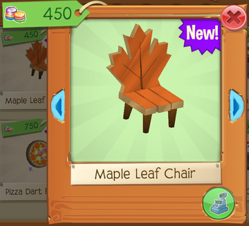 Maple Leaf Chair Animal Jam Wiki Fandom