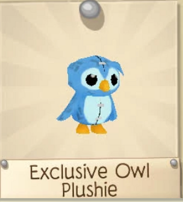 Exclusive Owl Plushie Animal Jam Wiki Fandom