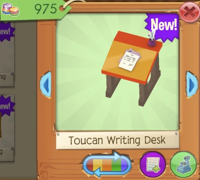 Toucan Writing Desk | Animal Jam Wiki | Fandom