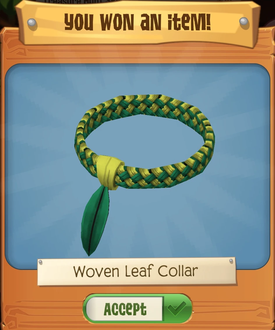 Woven Leaf Collar Animal Jam Wiki Fandom