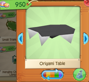 Origami table 3
