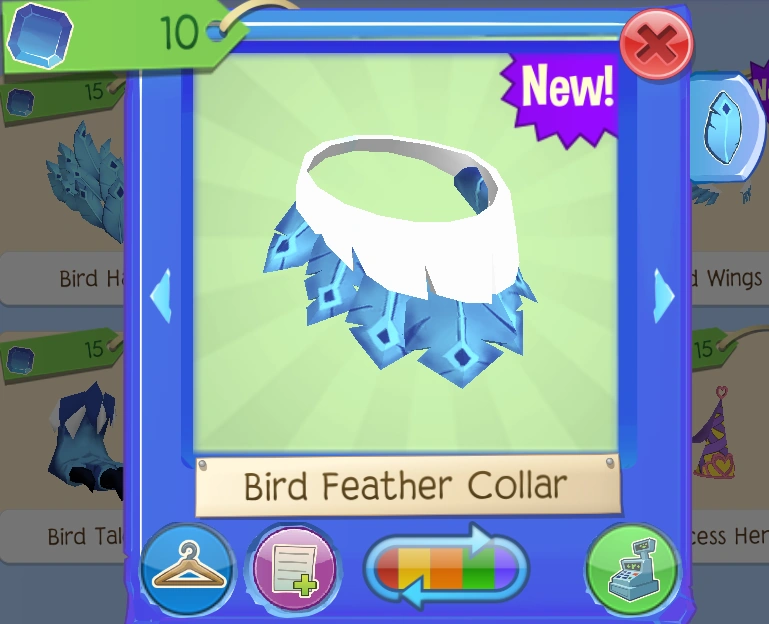 Bird Feather Collar Animal Jam Wiki Fandom