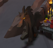 Wolf statue